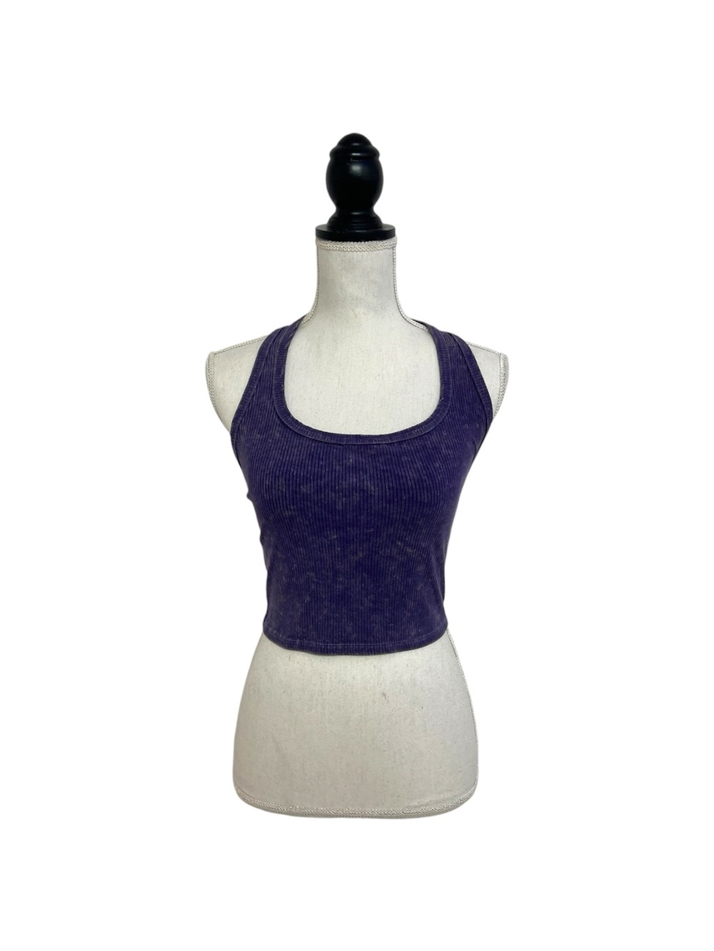 Wild Fable Target Purple Acid Wash Tie Dye Backless Halter Top